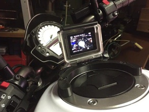 kawasaki le support du réservoir de l'automobile gopro hero moto ninja 3d print model - Mito3D