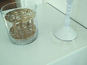 celta jarrón de relleno decoración la las flores del los floreros 3d print model - Mito3D
