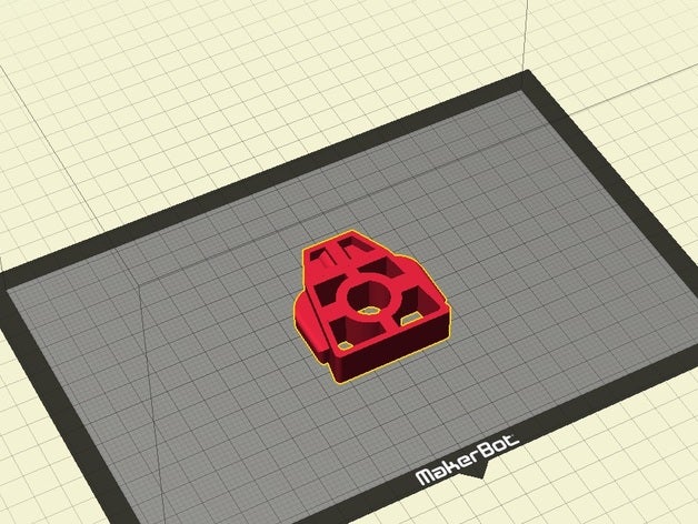 vw polo trend-line di supporto del radiatore parti ricambio 3D print model - Mito3D