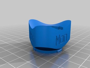 mon los contenedores personalizado 3d print model - Mito3D