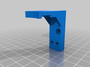 kossel's retractable probe adapted rostock's 3-hole platform 3d printer parts kossel rostock z-probe 3d print model - Mito3D