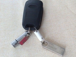 magnetischer Schlüsselbund individuell Schlüsselanhänger customizer Schlüssel keychain keyring magnet magnetic 3d print model - Mito3D