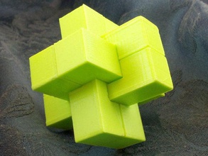 hoffmans nut burr puzzle puzzles 3d print model - Mito3D