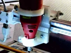 fast-clamp mount transfoms k8200 3drag cnc milling machine using valex drill update 03 3d printer accessories fast clamp 3d print model - Mito3D