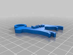 lola bpxer trousseau de clés porte-clés personnalisé 3d print model - Mito3D