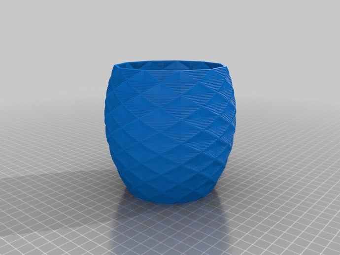 vaso tl cnc extrusora de 1 decoração personalizado 3D print model - Mito3D