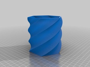 my customized polygon vase customizer decor 3d print model - Mito3D