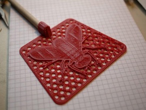 flyswatter other bug featured tool 3d print model - Mito3D