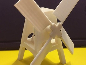 old style windmill mechanical toys catchthewind engineering high school middle model steam stem tvy wind 3d print model - Mito3D