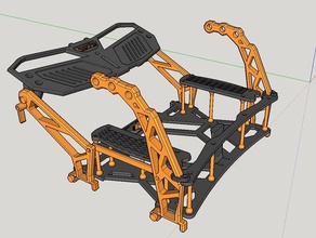 tarot katlanabilir verici tepsi tarzı r c araçlar video vericisi 3d print model - Mito3D