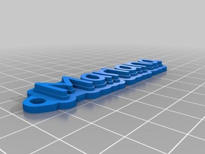 mariana porta chave organização personalizado 3d print model - Mito3D