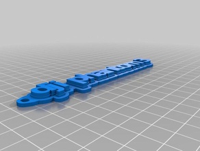 3 Anahtarlık dji In hayali organizasyon özelleştirilmiş 3d print model - Mito3D