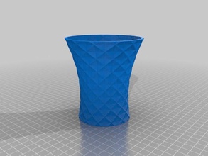 my customized polygon vase customizer decor 3d print model - Mito3D
