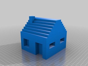maison las estructuras de edificios 3d print model - Mito3D