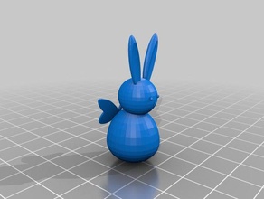 bunny ailes L'impression 3d 3d print model - Mito3D