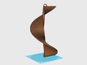 wind spiral decor catchthewind 3d print model - Mito3D