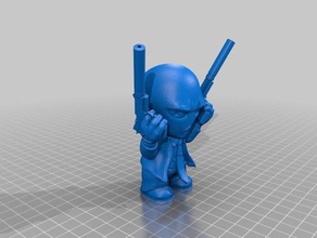aggiornamento di hitman statua sculture 3d print model - Mito3D