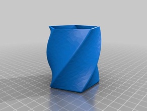 pentagonal glass containers 3d print model - Mito3D