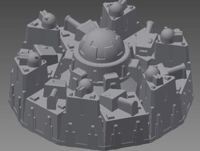 sandwars kumdan kale kalıp matematik sanatı buildacastle star wars 3d print model - Mito3D