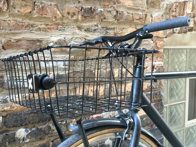 headlight bracket wald bicycle baskets sport & outdoors basket light mount bike cycling 3D print model - Mito3D