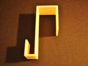 cubicle hook other door hanger 3d print model - Mito3D