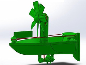 luv-Boot engineering Boot catchthewind prop propeller wind 3d print model - Mito3D