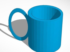 lindo de la copa La impresión en 3d 3d print model - Mito3D