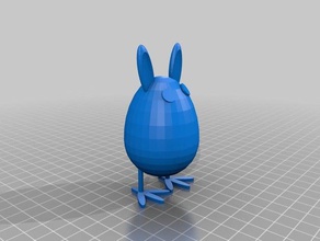 funky egg 3d-drucken 3d print model - Mito3D