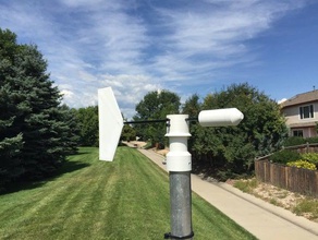 wind vane arduino pi weather station engineering anemometer weathervane 3d print model - Mito3D