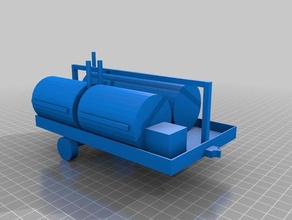 grill trailer 3d printing 3d print model - Mito3D