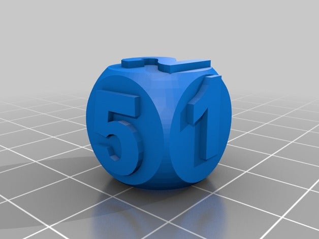 dicey dice 3D print model - Mito3D