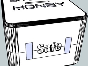 bitcoinmoney combo caja de la cerradura los contenedores banco combinación seguridad 3d print model - Mito3D
