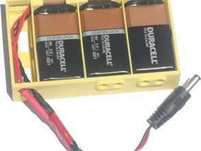 badbrick 3 9-volt-Batterie Fall top arduino uno r3 - Elektronik 9v lego mount macht nützlich 3d print model - Mito3D