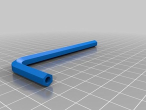 hex l-wrench 6mm jcdecaux hand tools allen key decaux jcd 3d print model - Mito3D