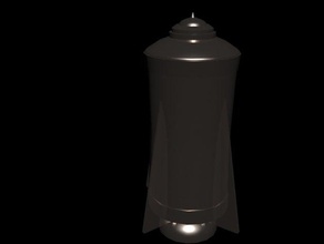 atomique shaker à cocktail nourriture et boisson 3dmodel des boissons les retombées 3d print model - Mito3D