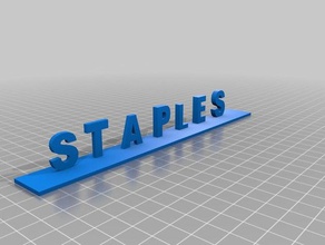 staples 3d printing 3d print model - Mito3D