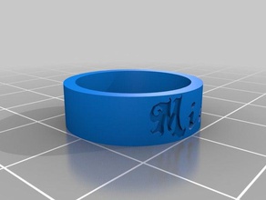 meine custoom mia Ringe kundengebundene 3d print model - Mito3D