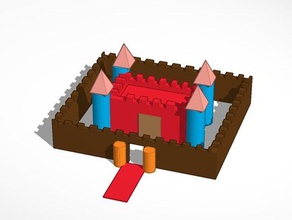 superbe château L'impression 3d 3d print model - Mito3D