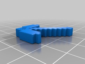 kazma geçirir 3d print model - Mito3D
