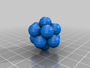 icosaédrica atómica shell La impresión en 3d 3d print model - Mito3D