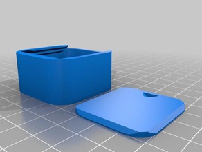mi personalizados ronda tapa de la caja 30x30x20 los contenedores personalizado 3d print model - Mito3D