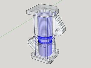 adjustable locking leg mostly printed cnc multitool machine tools 3d print model - Mito3D