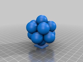 icosahedral atomic shell 3d printing 3d print model - Mito3D