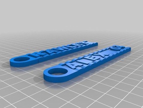 nametag 3d printing 3d print model - Mito3D