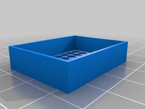 my customized parametric led matrix electronics 3d print model - Mito3D