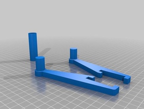 filaflex holder prusa i3 hephestos 3d printer parts 3d print model - Mito3D