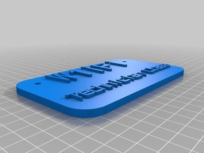 distintivo de llamada signos y logotipos personalizado 3d print model - Mito3D