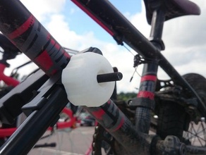 perilla de sujeción tuerca m8 partes la bicicleta fijación rack varilla techo rosca 3d print model - Mito3D