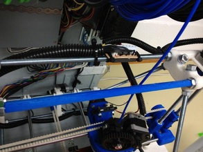 ecksbot top rail cover 3d printer accessories filament guide 3d print model - Mito3D