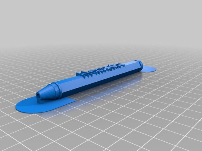 caneta alexsandro bureau de personnalisé 3D print model - Mito3D